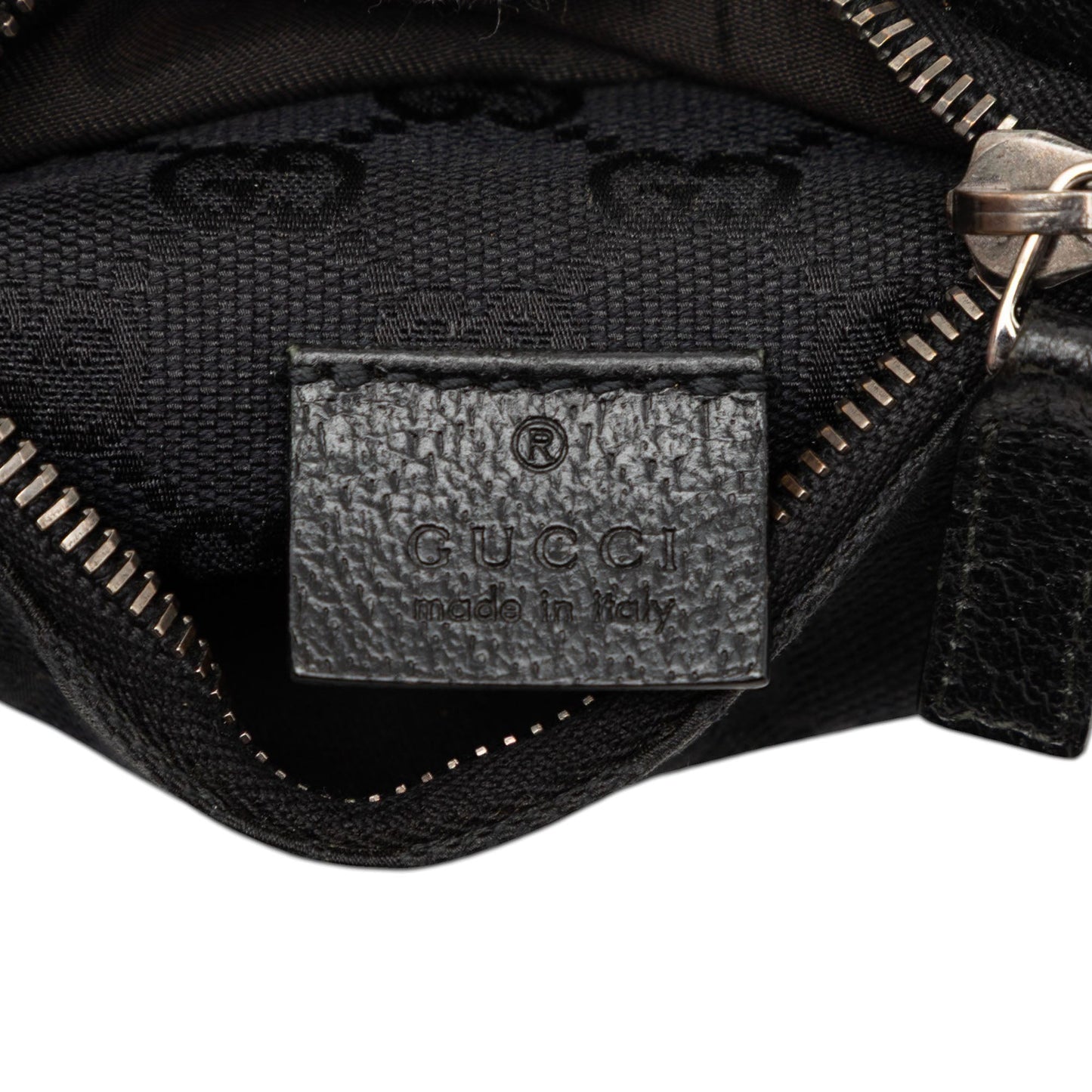Gucci GG Canvas Double Pocket Belt Bag