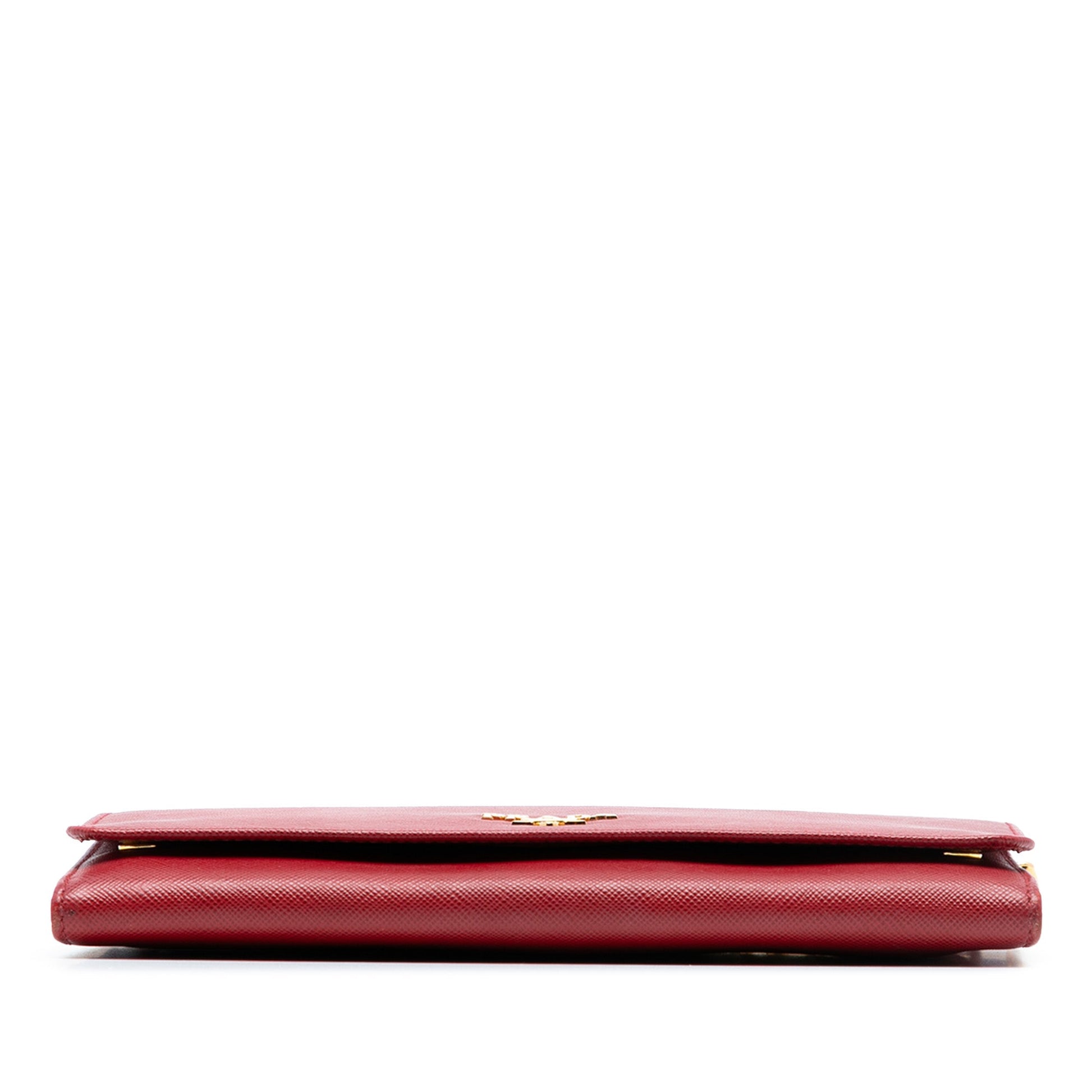 Prada Saffiano Leather Wallet on Chain