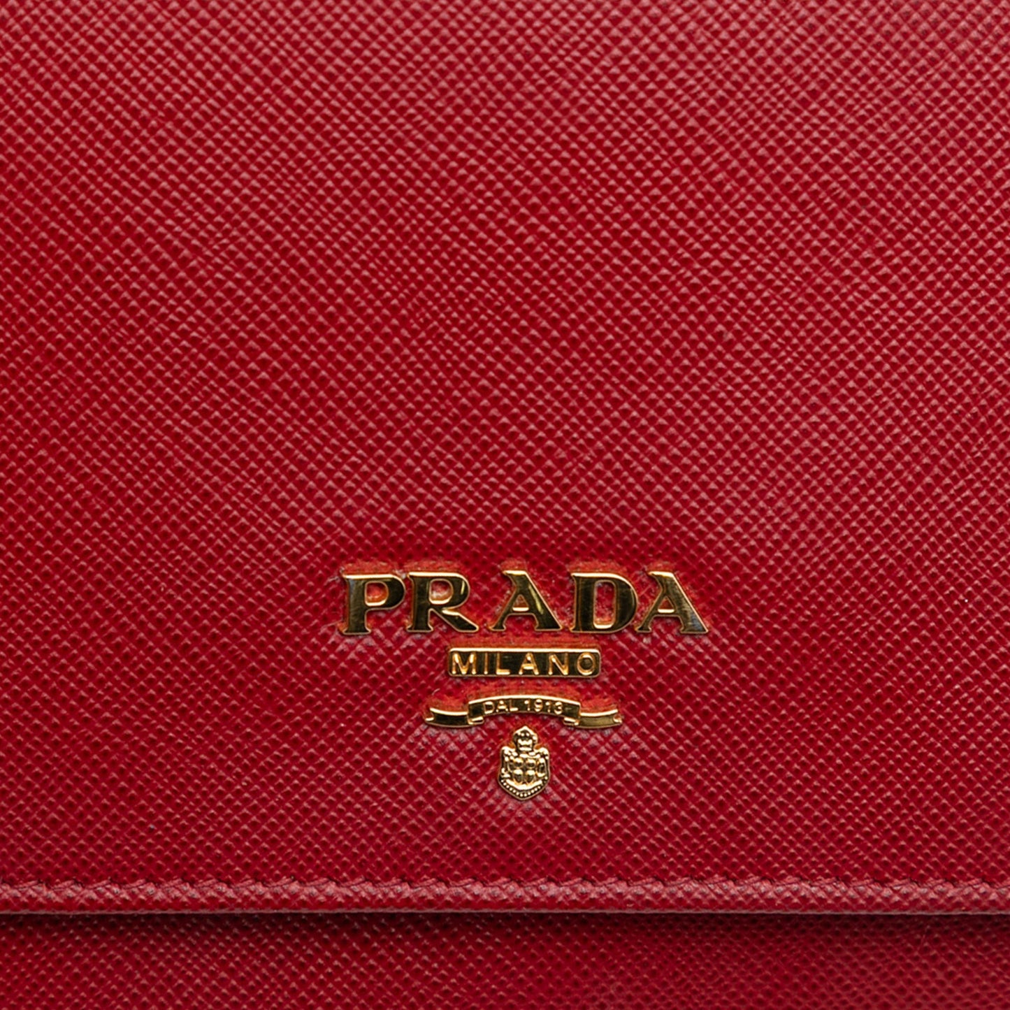 Prada Saffiano Leather Wallet on Chain