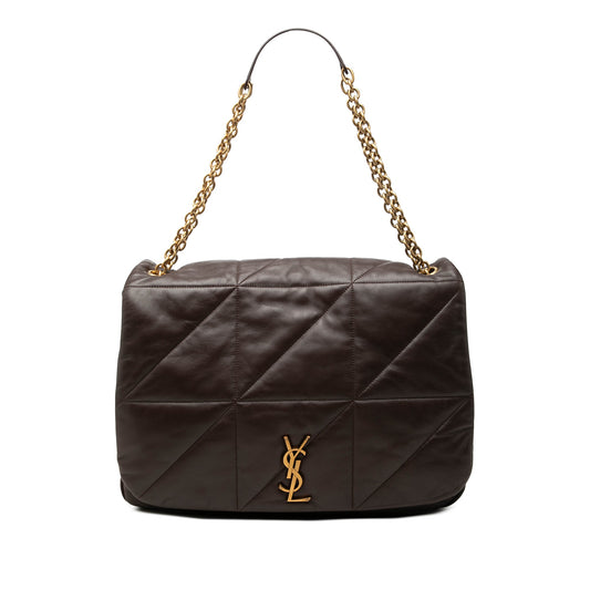 Saint Laurent Large Quilted Lambskin Jamie 4.3 Shoulder Bag — Brown