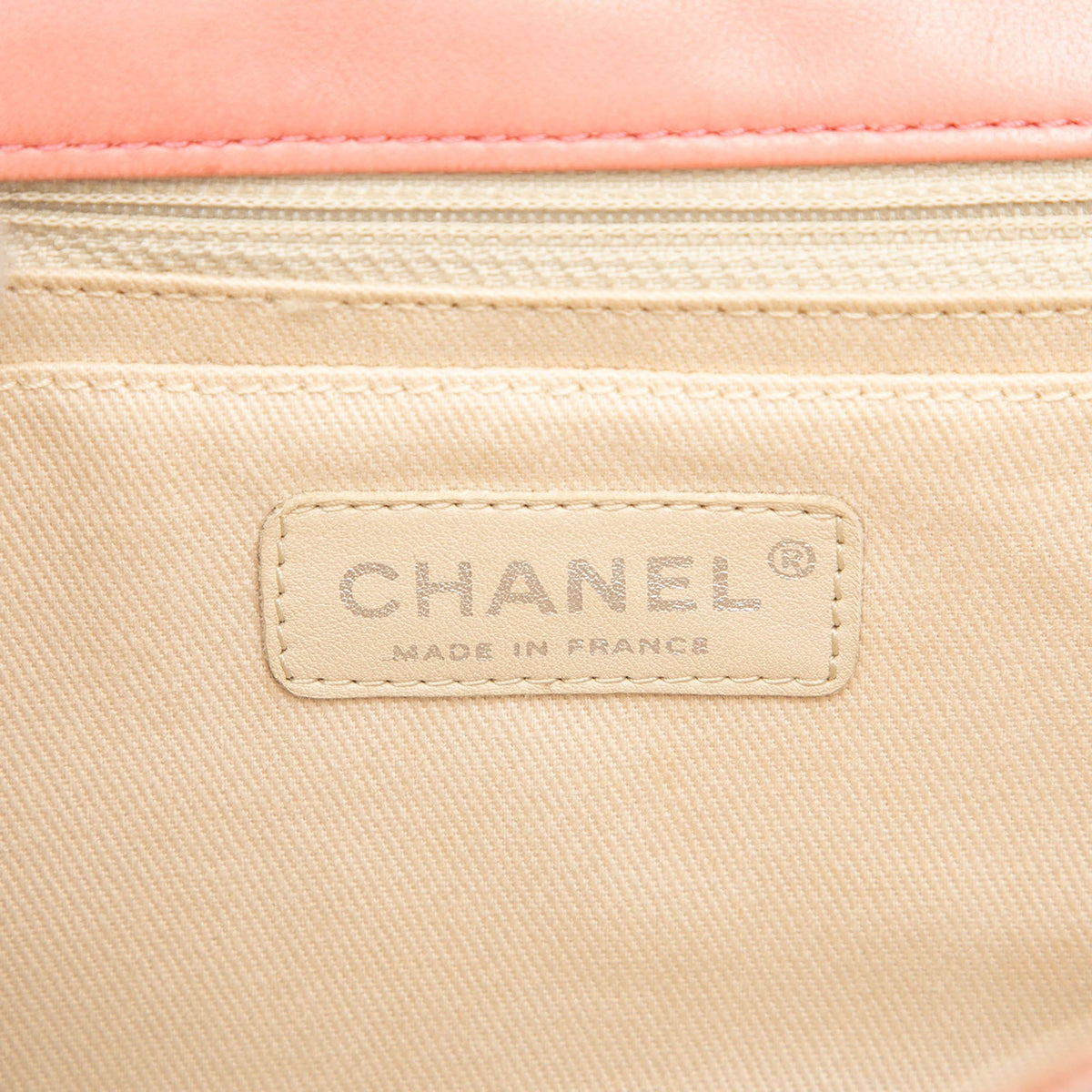 Chanel Quilted Cotton and  Jute Espadrille Chain Flap — Pink