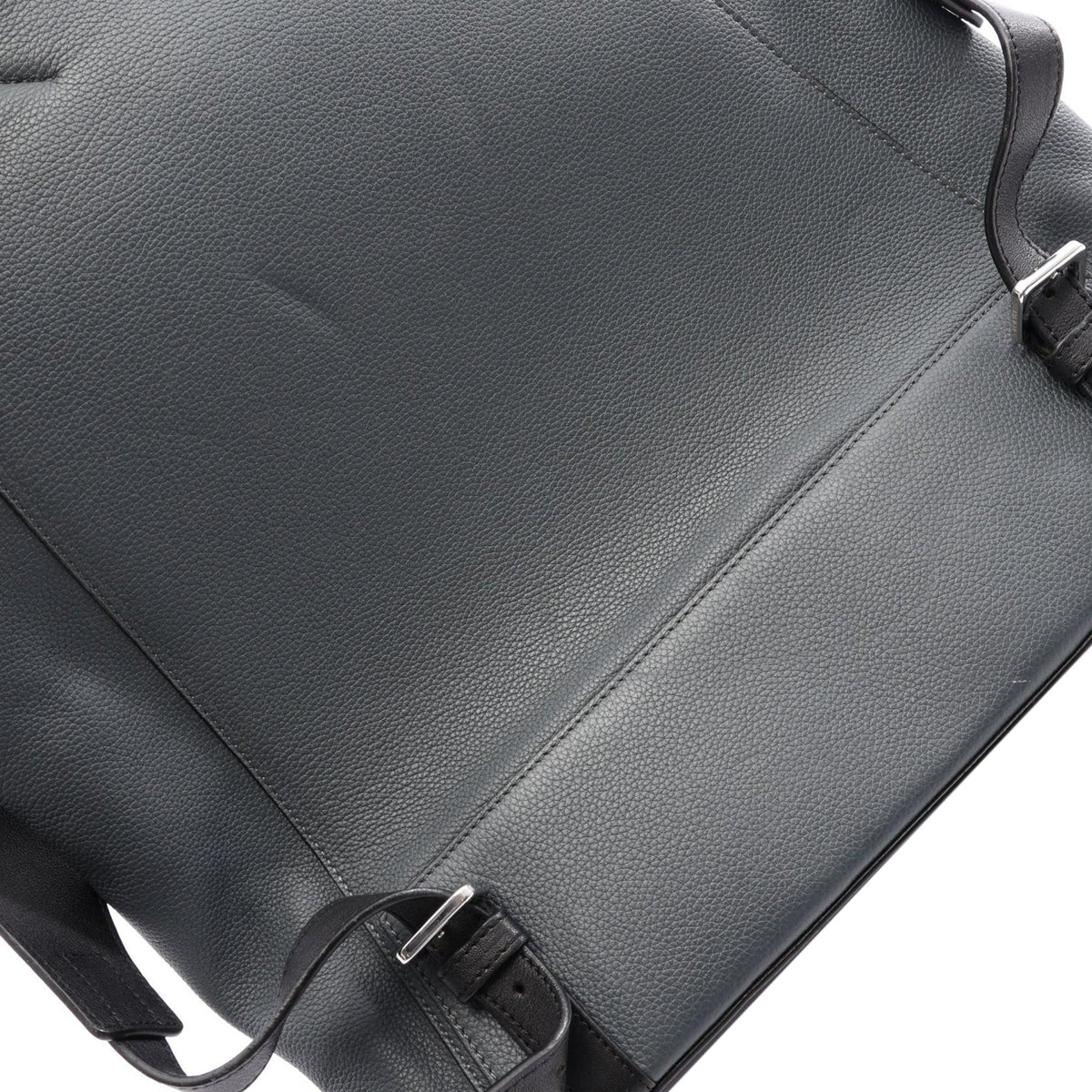 LOEWE Large Leather Goya Backpack — Blue