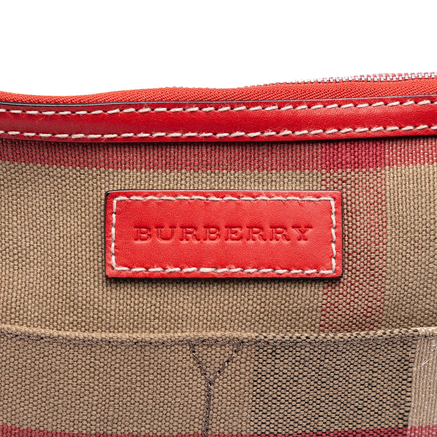Burberry Medium Mega Check Canvas Ashby Bucket Bag
