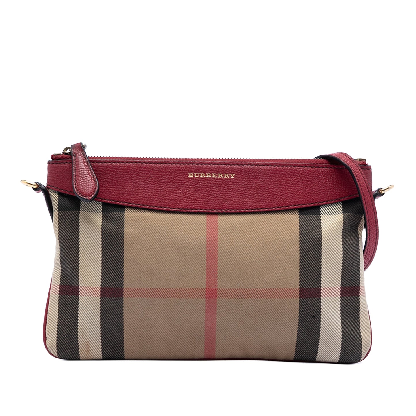 Burberry House Check Canvas Derby Peyton Crossbody