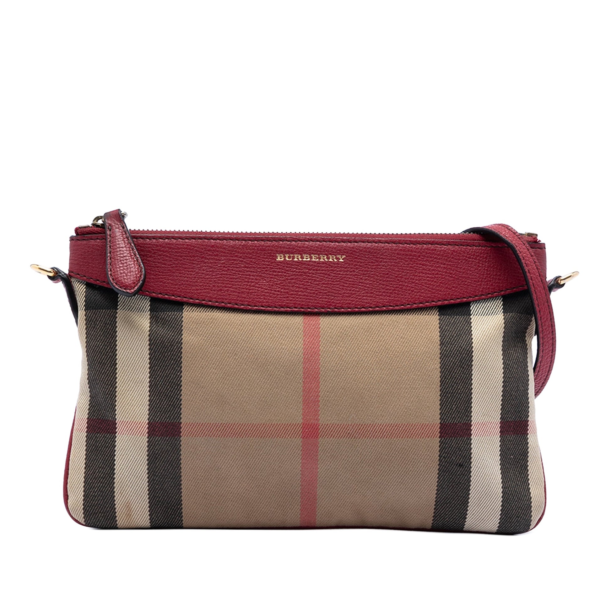 Burberry House Check Canvas Derby Peyton Crossbody