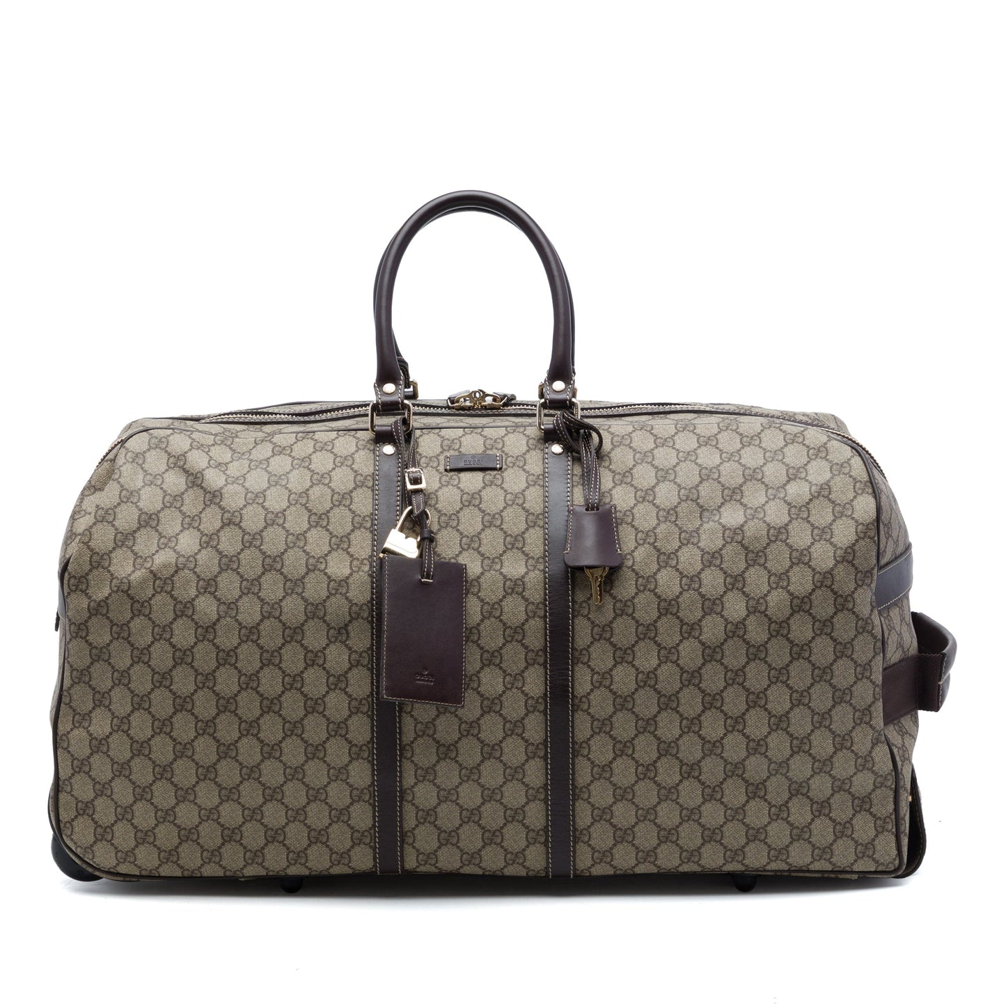 Gucci Large GG Supreme Trolley Travel Bag