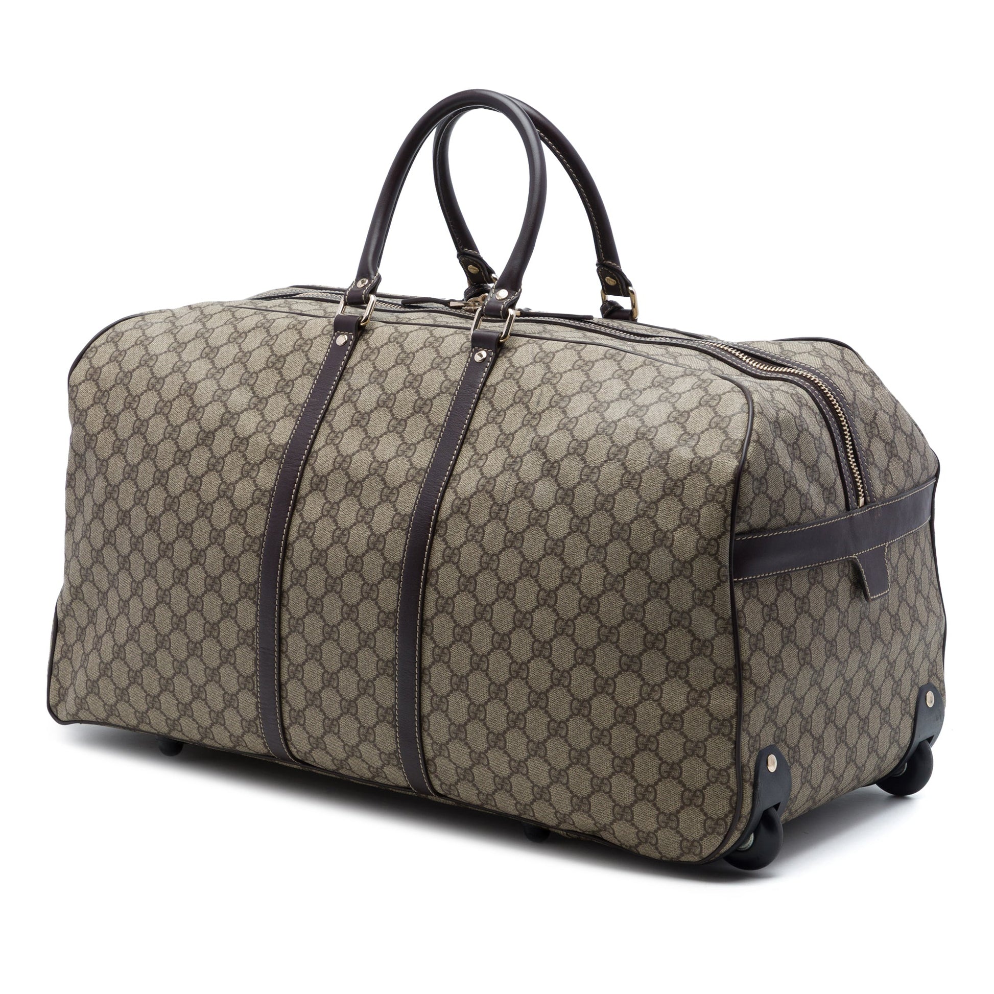 Gucci Large GG Supreme Trolley Travel Bag