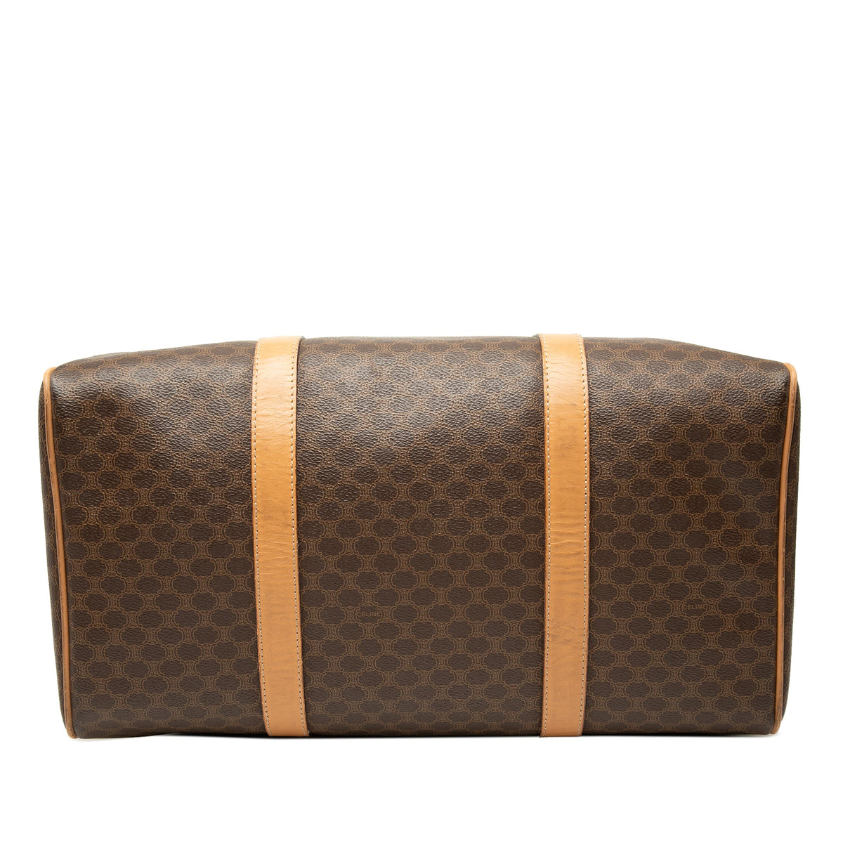 Celine Macadam Coated Canvas Boston Bag