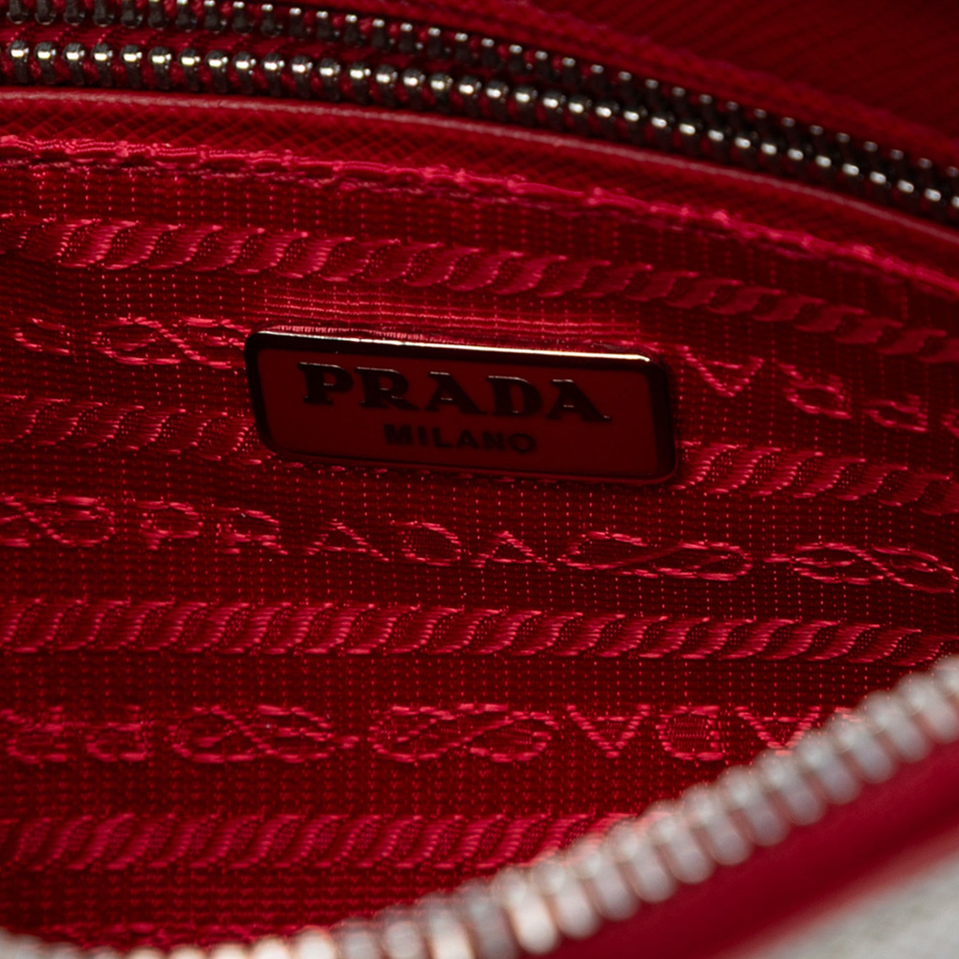 Prada Bicolor Saffiano Lux Crossbody