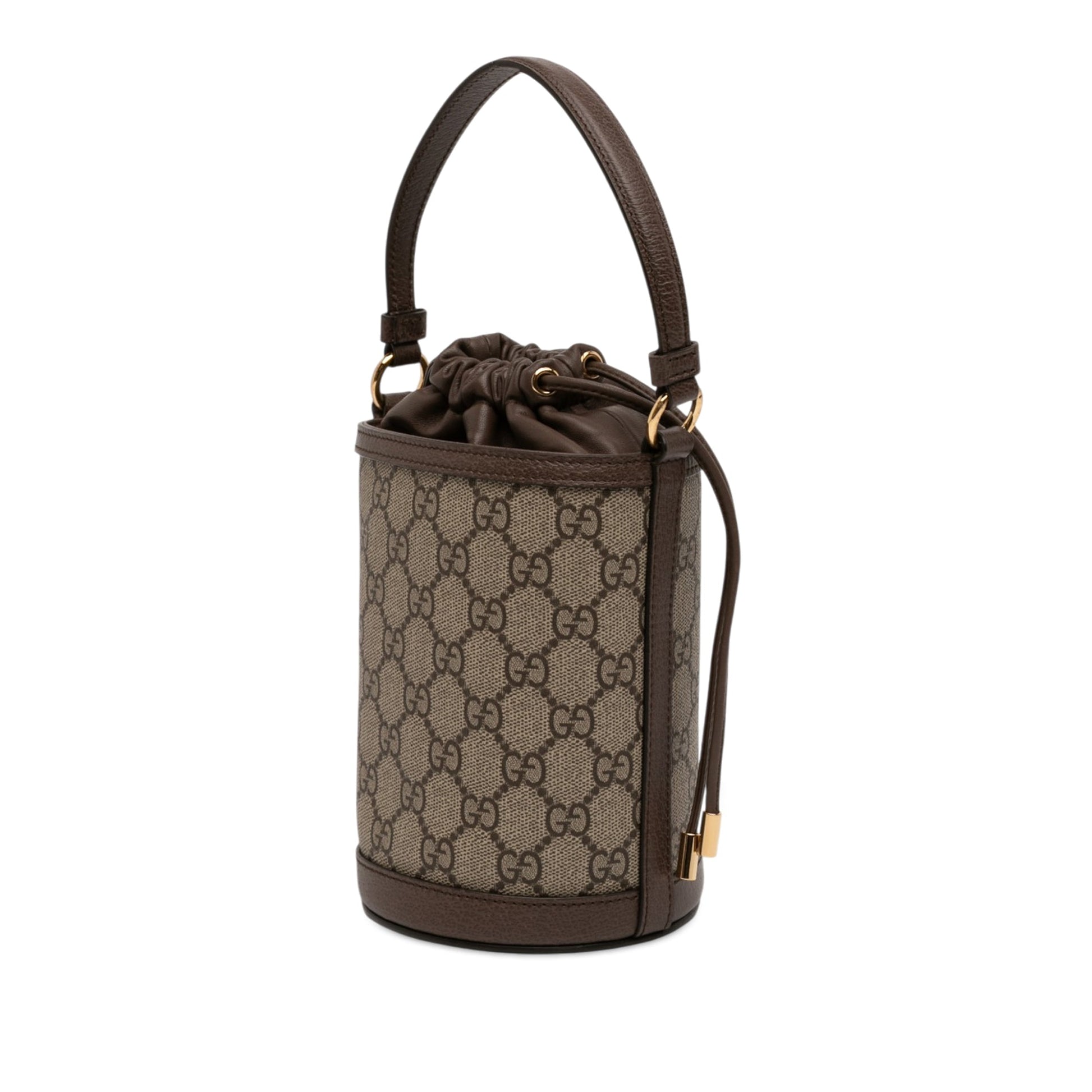 Gucci Mini GG Supreme Ophidia Bucket Bag