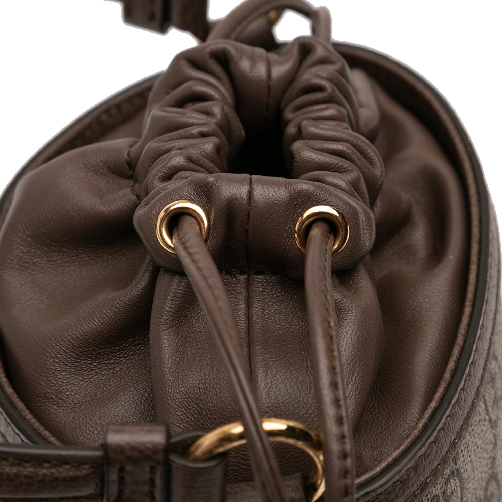 Gucci Mini GG Supreme Ophidia Bucket Bag