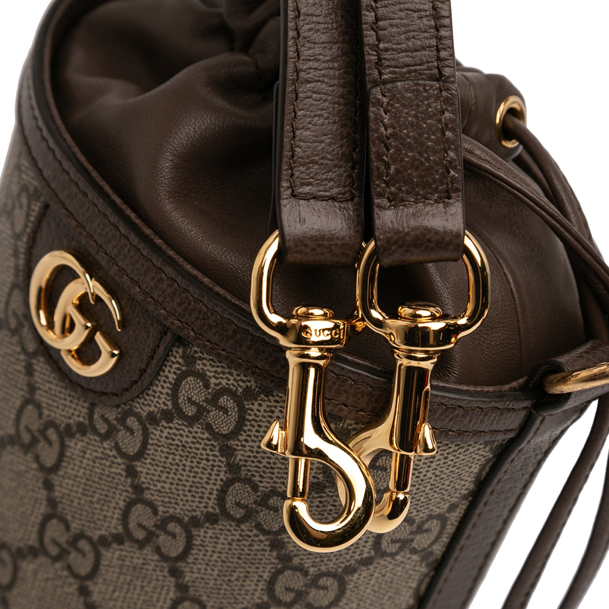 Gucci Mini GG Supreme Ophidia Bucket Bag