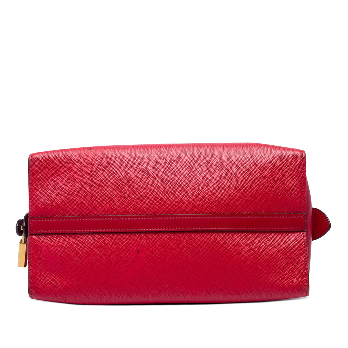Prada Saffiano and City Calf Esplanade Satchel — Red