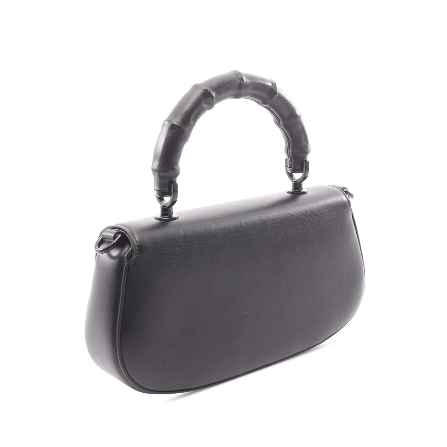 Gucci Small Calfskin Bamboo Diva Top Handle Bag