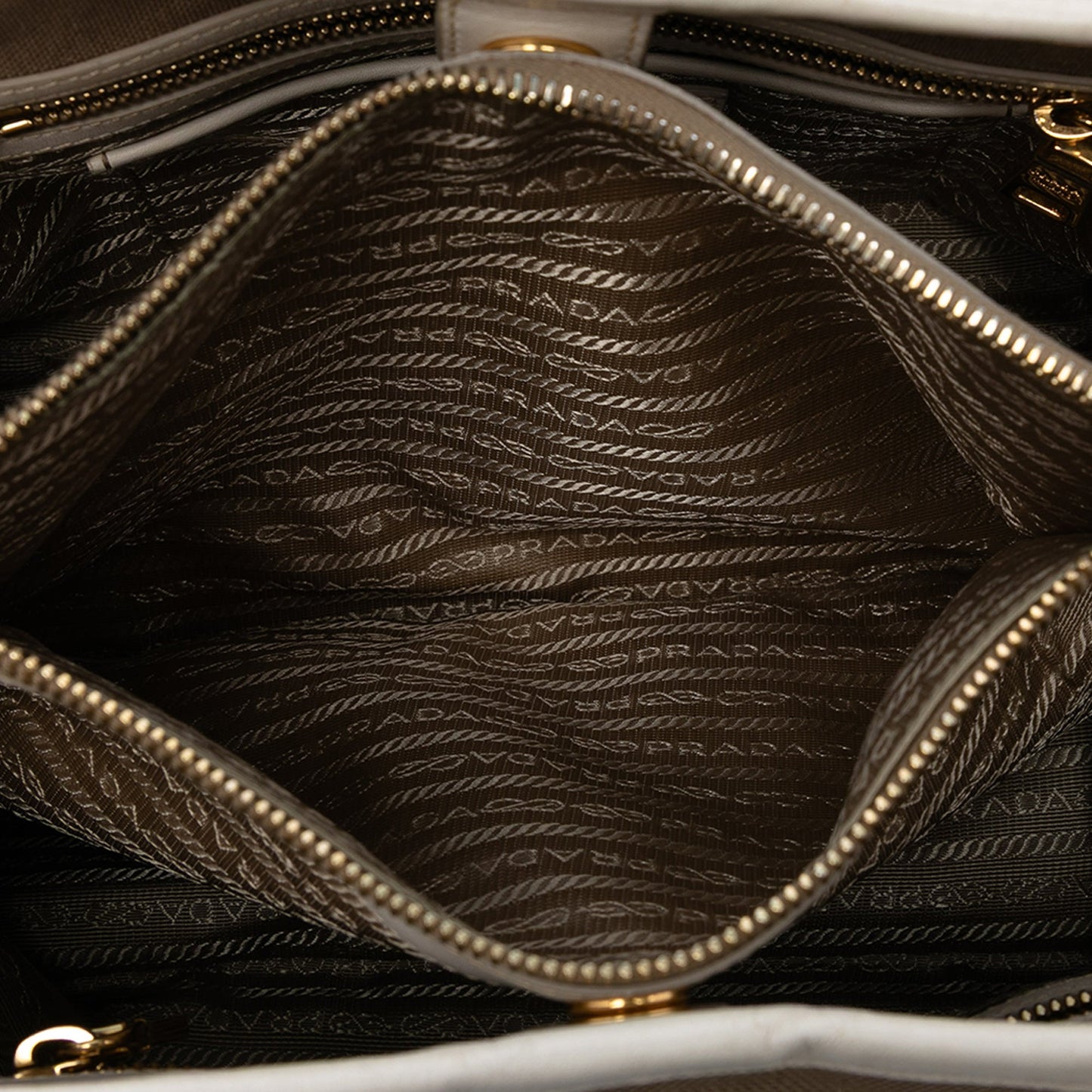 Prada Canvas Canapa Logo Satchel