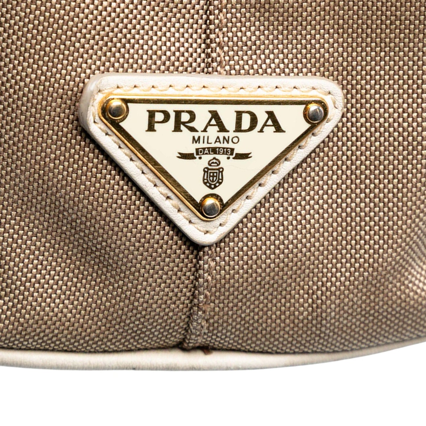 Prada Canvas Canapa Logo Satchel