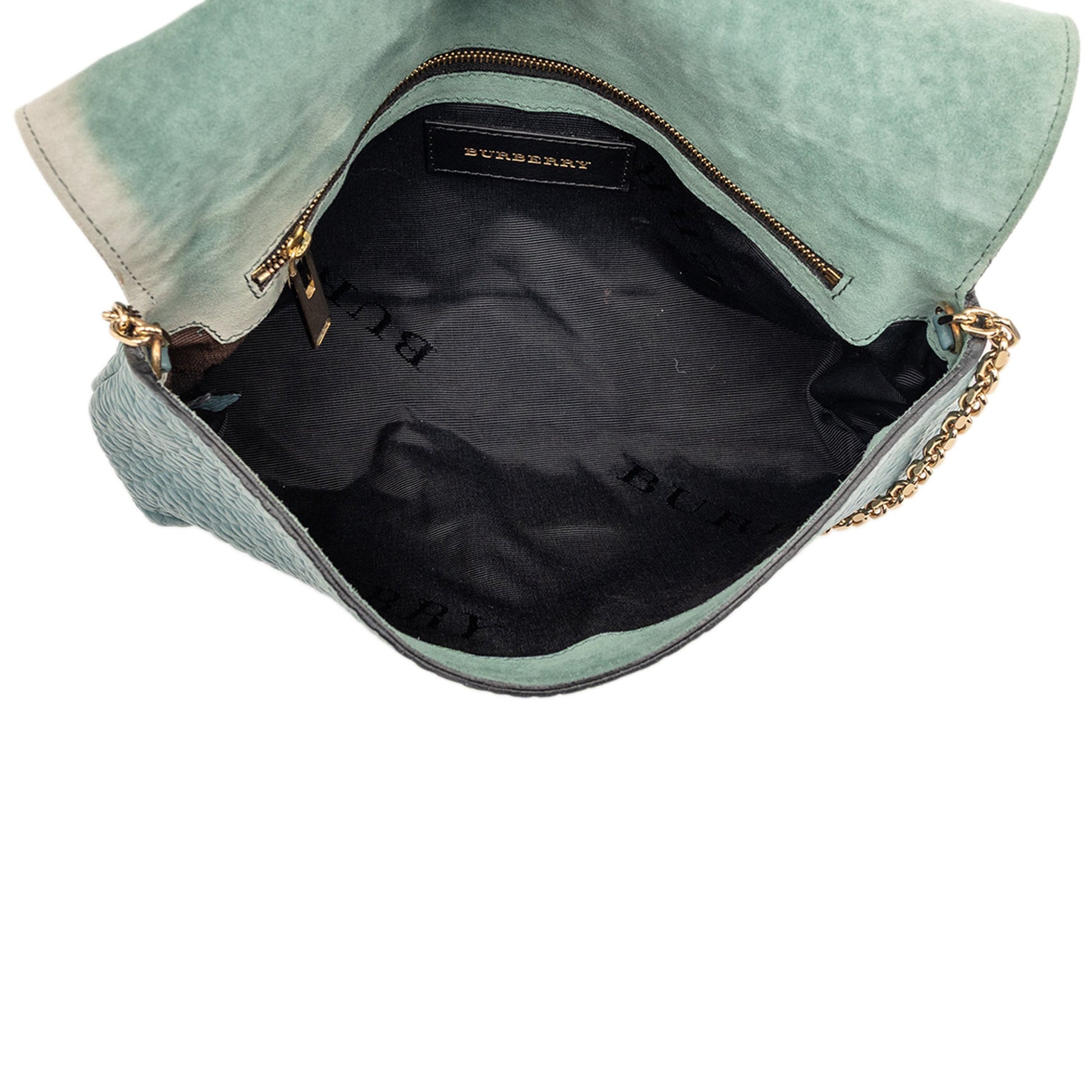 Burberry Medium Grained Calfskin Mildenhall Crossbody