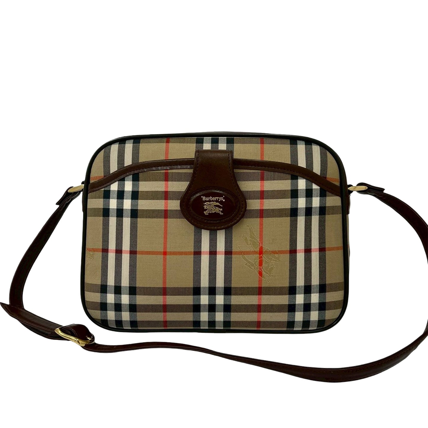 Burberry Nova Check Canvas Crossbody