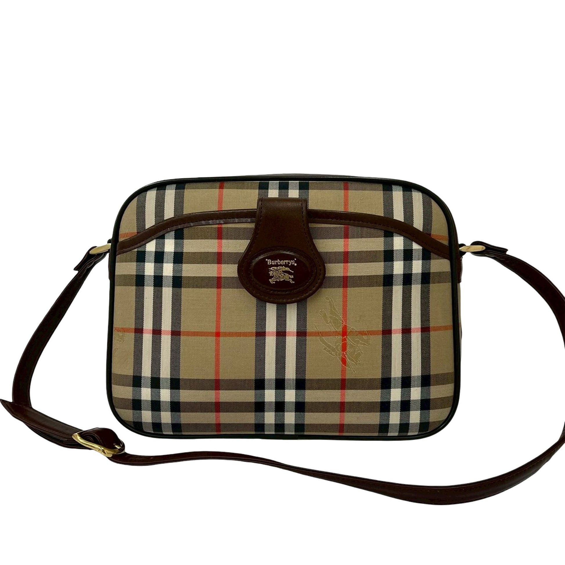 Burberry Nova Check Canvas Crossbody
