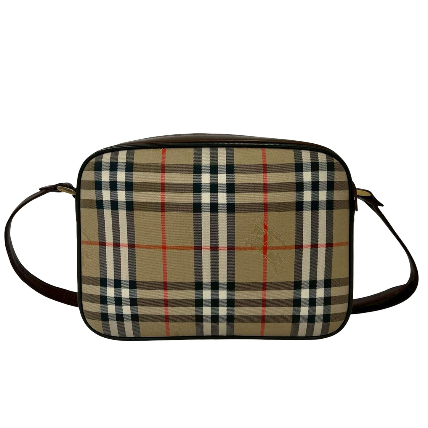 Burberry Nova Check Canvas Crossbody