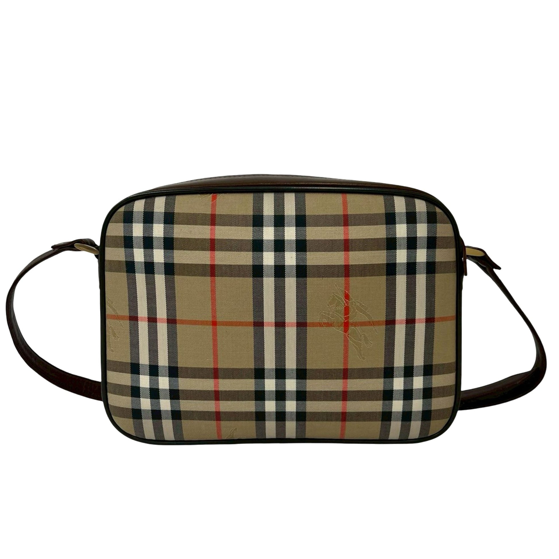 Burberry Nova Check Canvas Crossbody