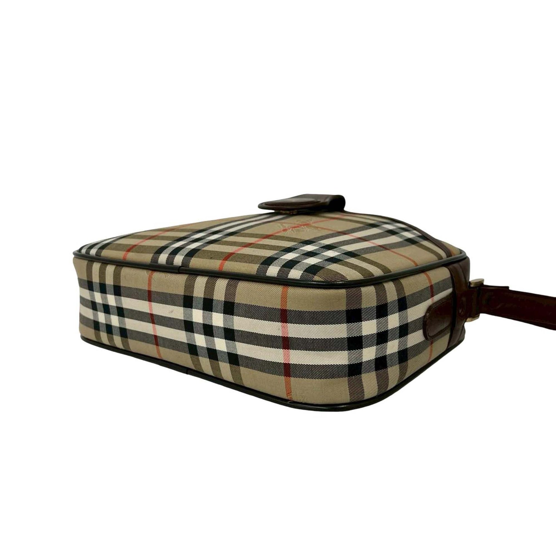 Burberry Nova Check Canvas Crossbody
