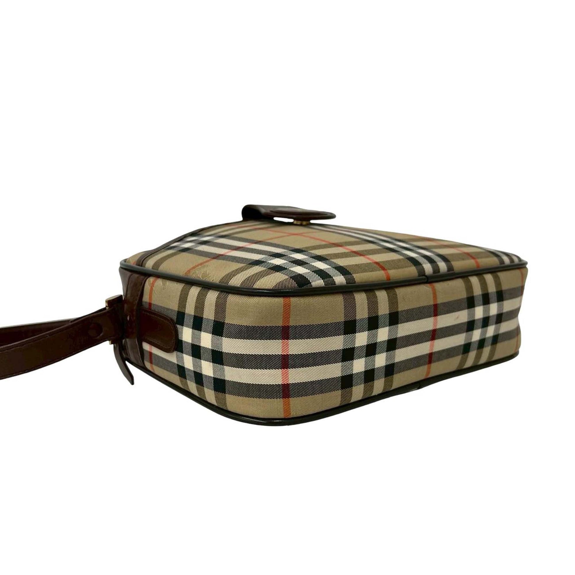 Burberry Nova Check Canvas Crossbody