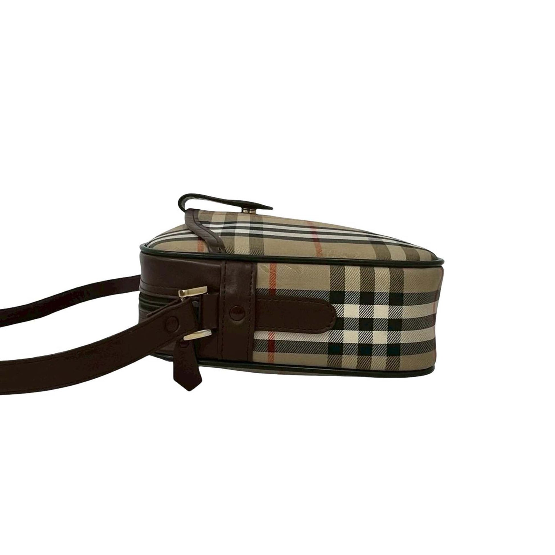 Burberry Nova Check Canvas Crossbody