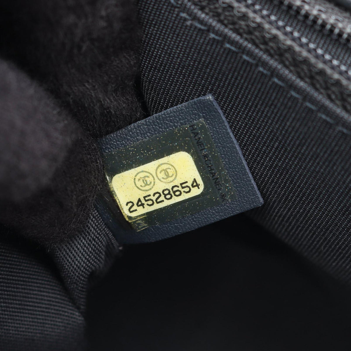 Chanel Chevron Sheepskin Stitched Chain Top Handle Flap