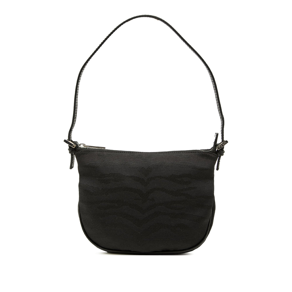 Fendi Zebra Print Canvas Hobo