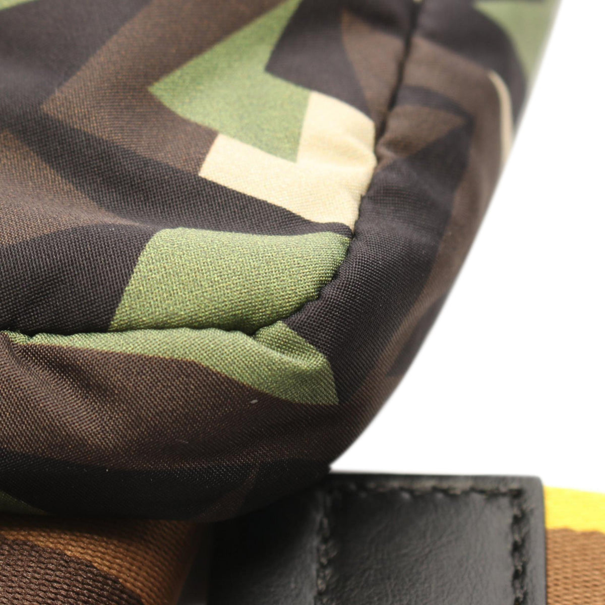 Fendi Nylon Camouflage Convertible Baguette