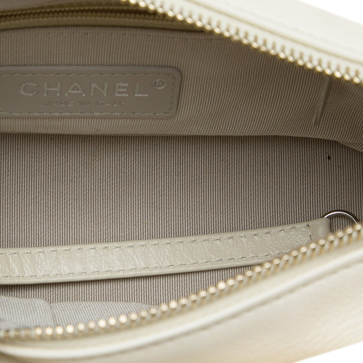 Chanel Small Tweed and Calfskin Gabrielle Crossbody — Brown
