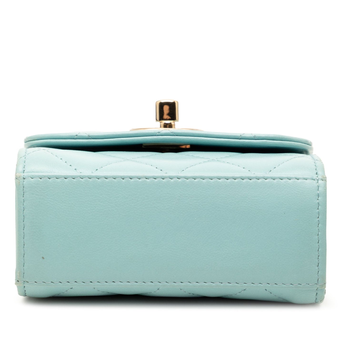 Chanel Mini Quilted Lambskin Trendy CC Clutch With Chain
