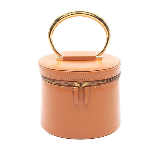 Celine Leather Vanity Bag — Brown