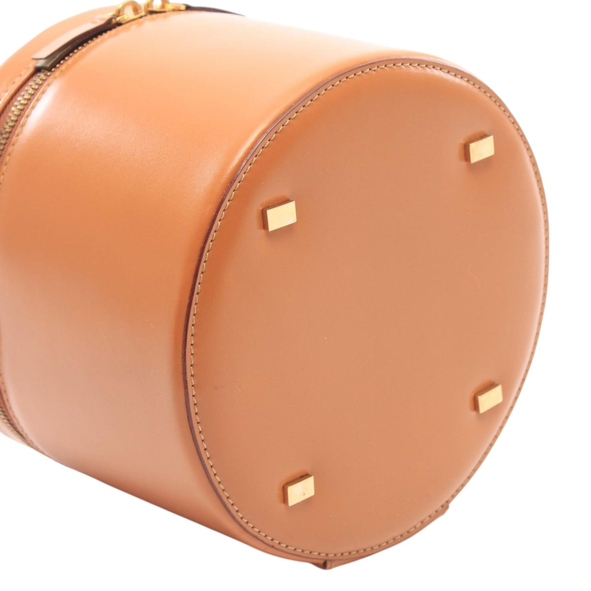 Celine Leather Vanity Bag — Brown