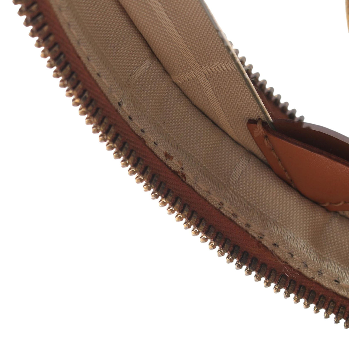 Celine Leather Vanity Bag — Brown