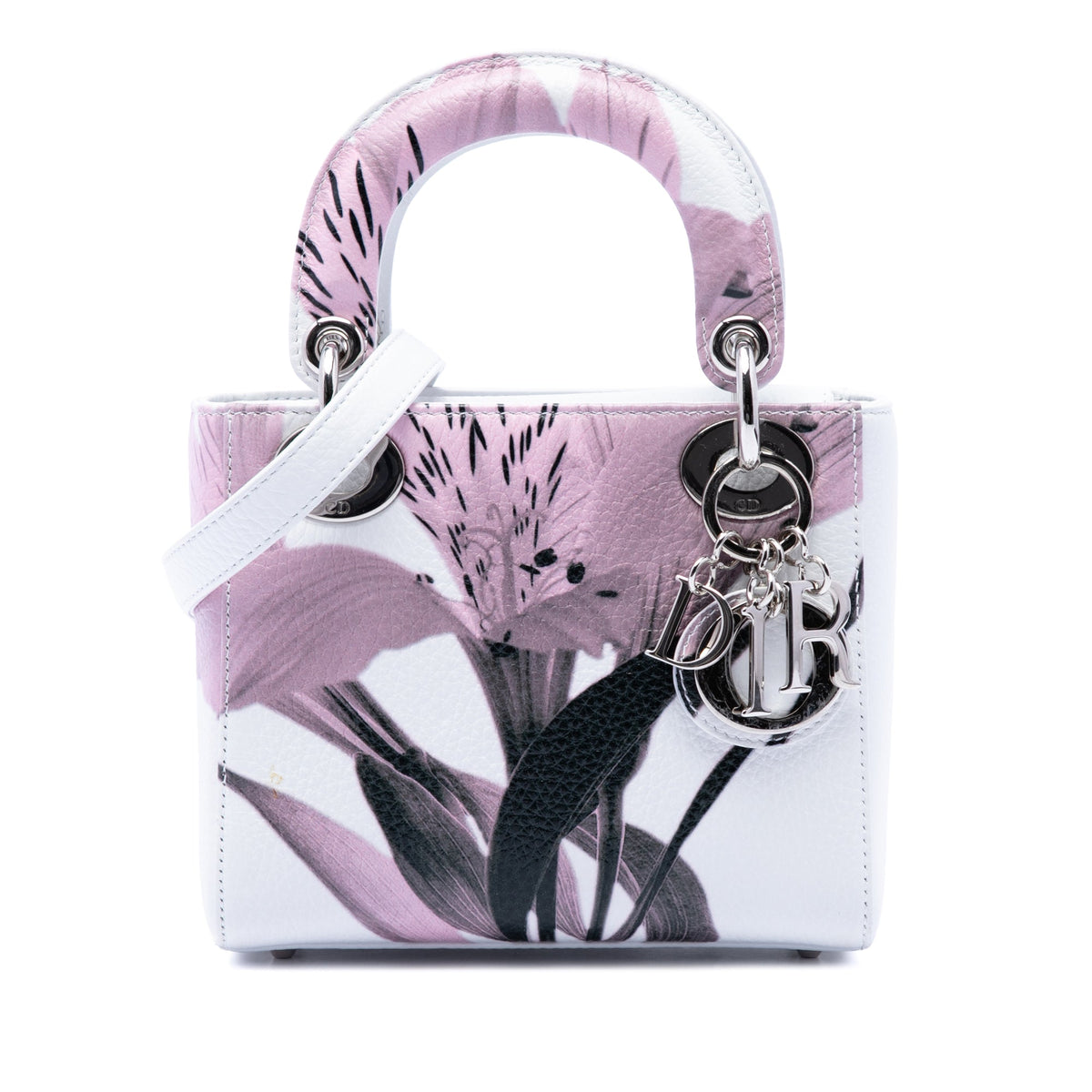 Dior Mini Deerskin Floral Printed Lady Dior