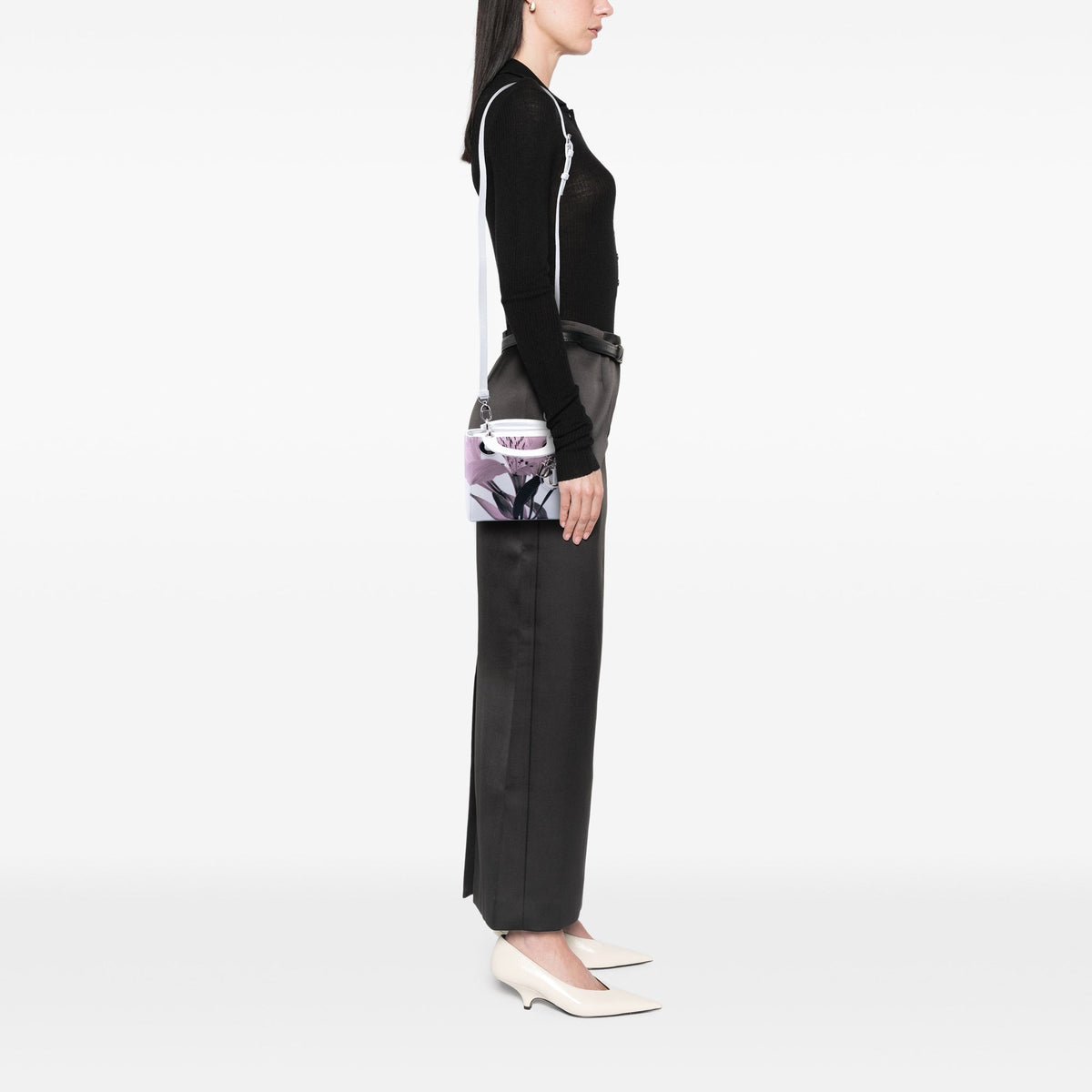 Dior Mini Deerskin Floral Printed Lady Dior