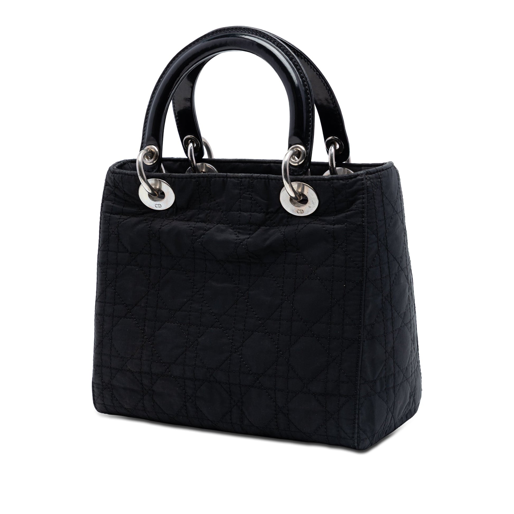 Dior Medium Nylon Cannage Lady Dior