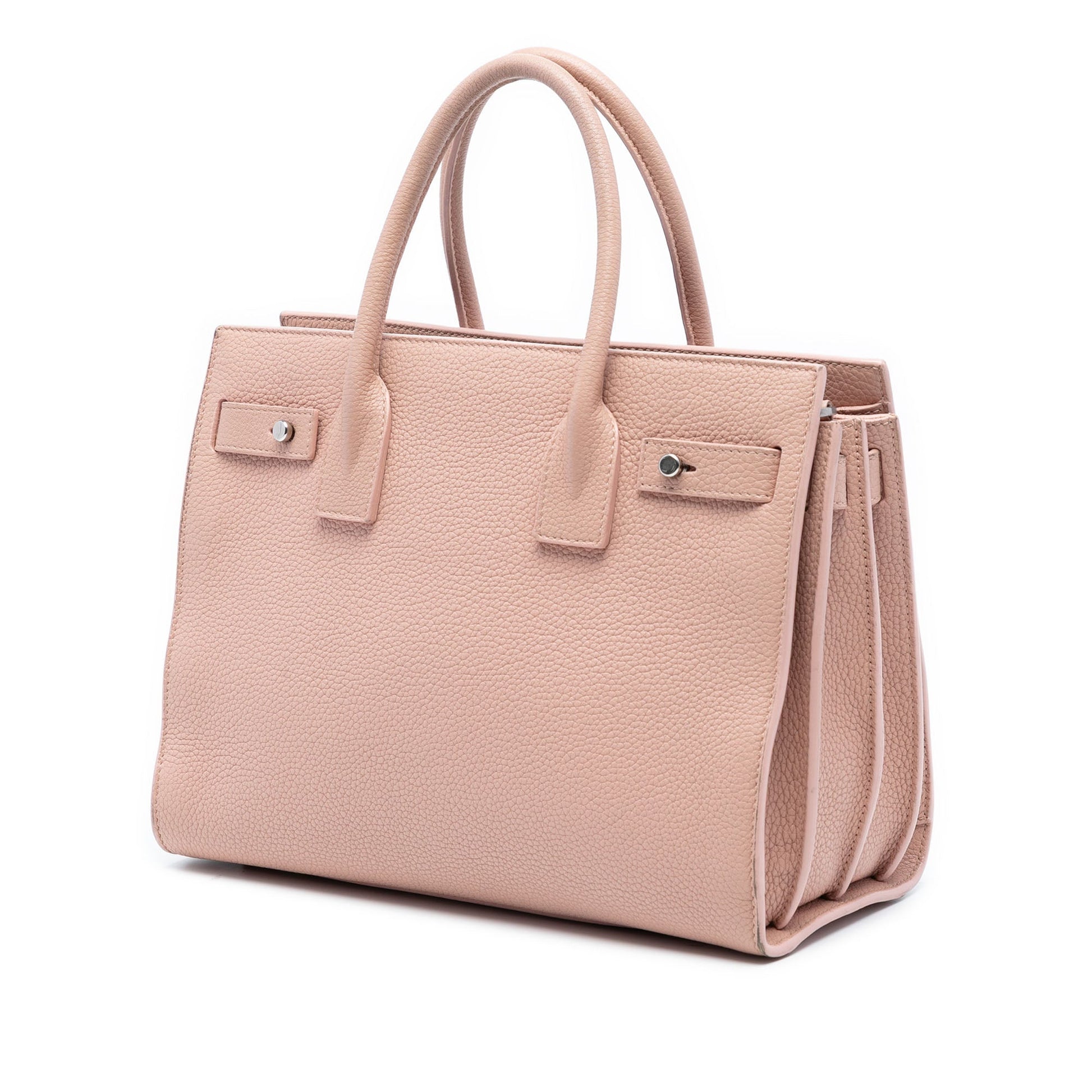 Saint Laurent Baby Grained Calfskin Sac De Jour Satchel