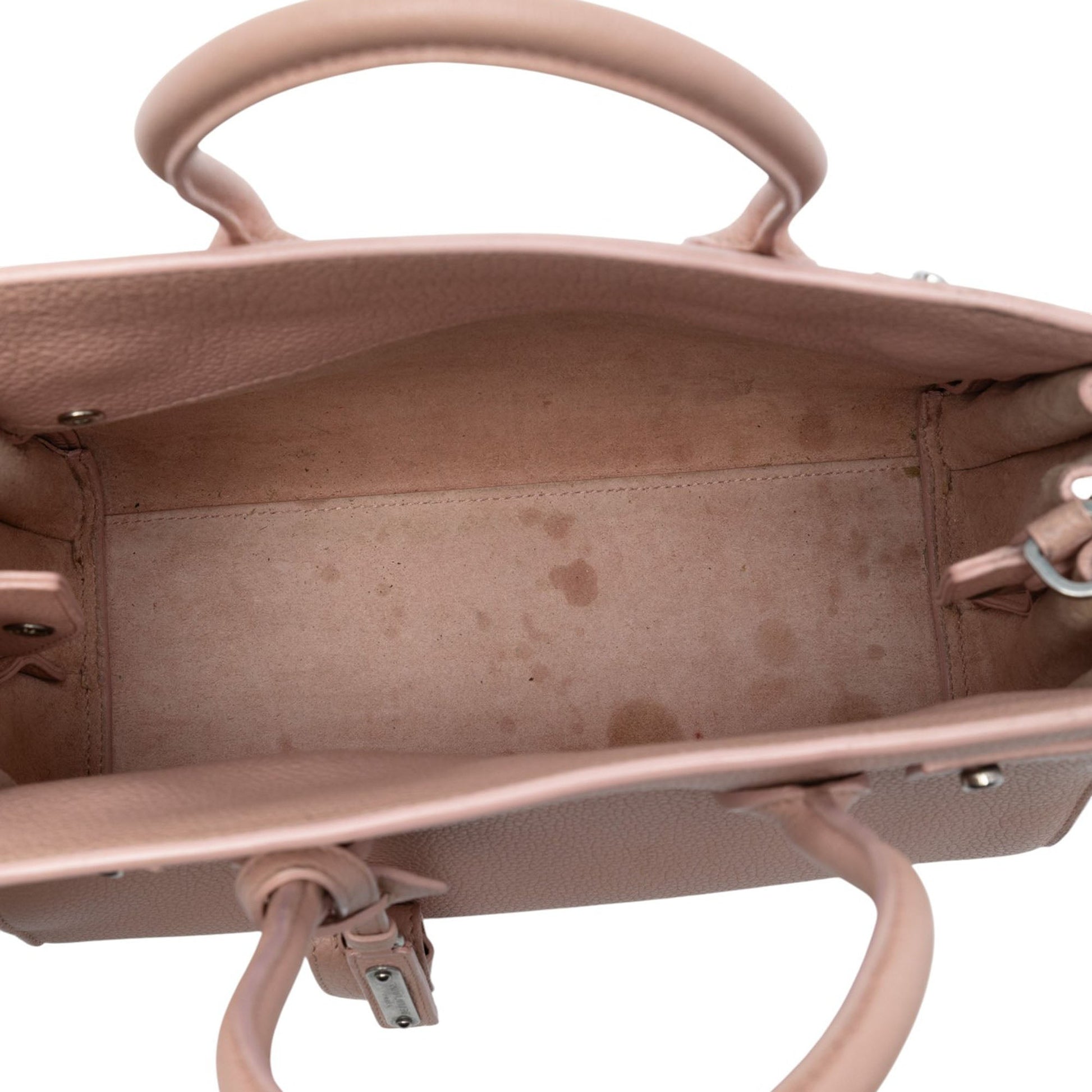 Saint Laurent Baby Grained Calfskin Sac De Jour Satchel