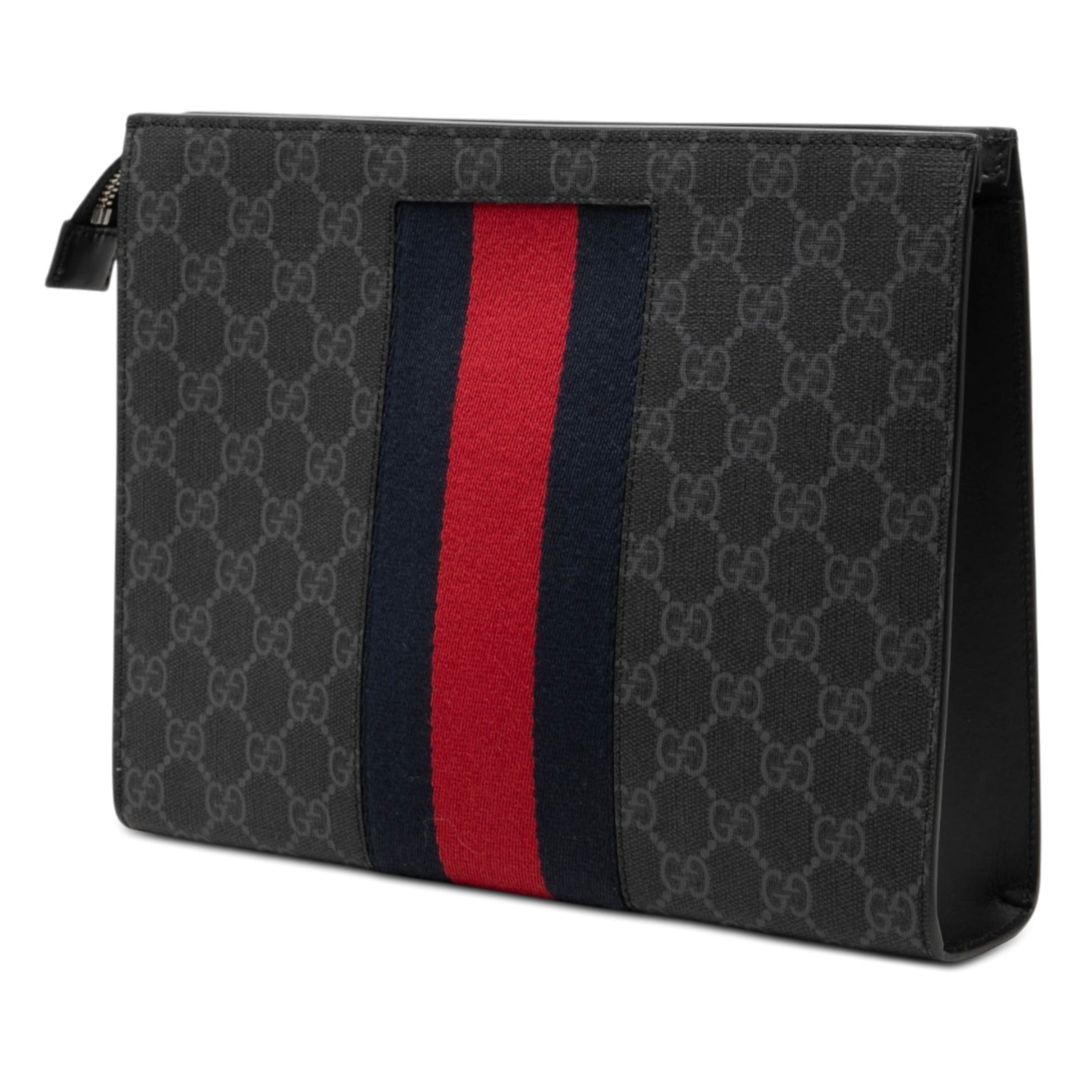 Gucci GG Supreme Web Clutch