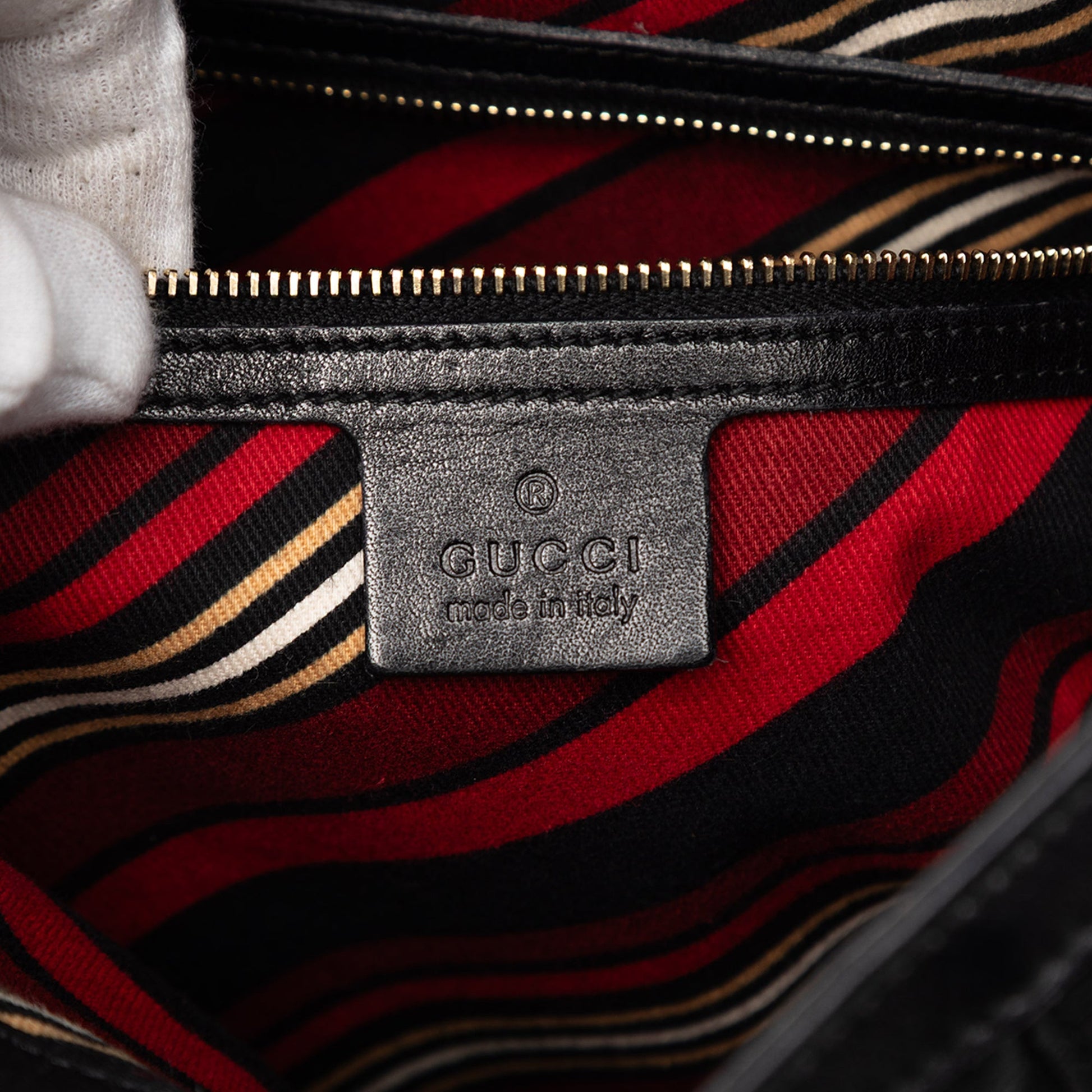 Gucci Calfskin Interlocking G Britt Shoulder Bag