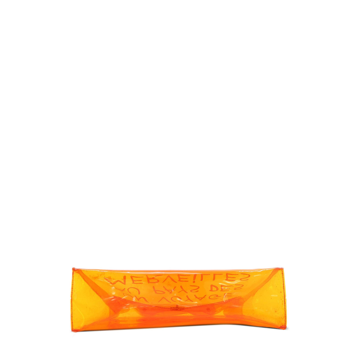 Hermès Vinyl Souvenir De L Exposition Kelly Handbag — Orange