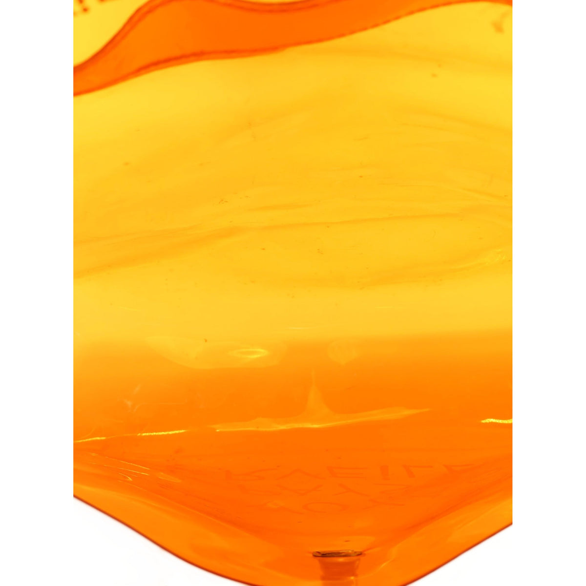 Hermès Vinyl Souvenir De L Exposition Kelly Handbag — Orange