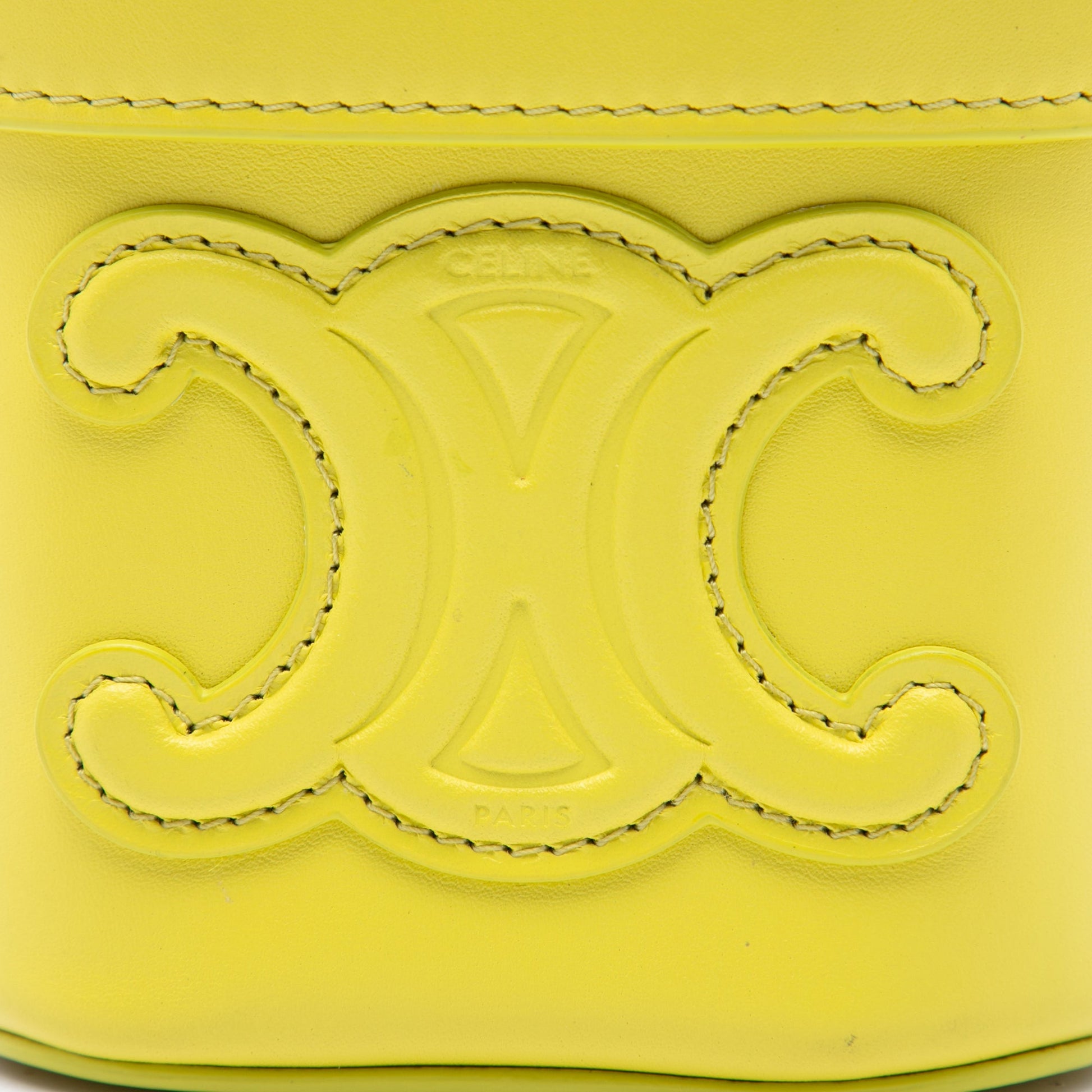 Celine Small Calfskin Cuir Triomphe Box Bag