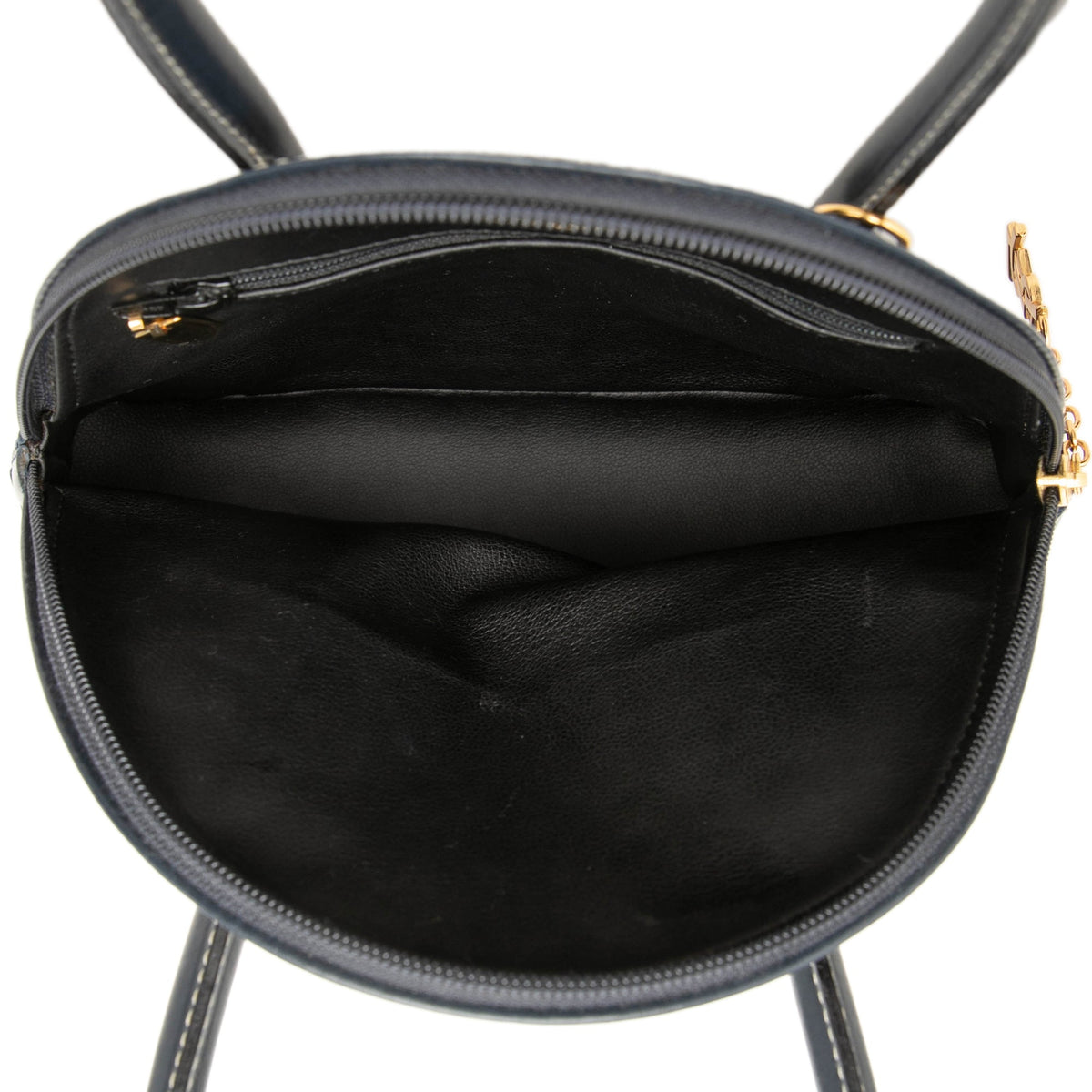 Saint Laurent Leather Y Cutout Satchel