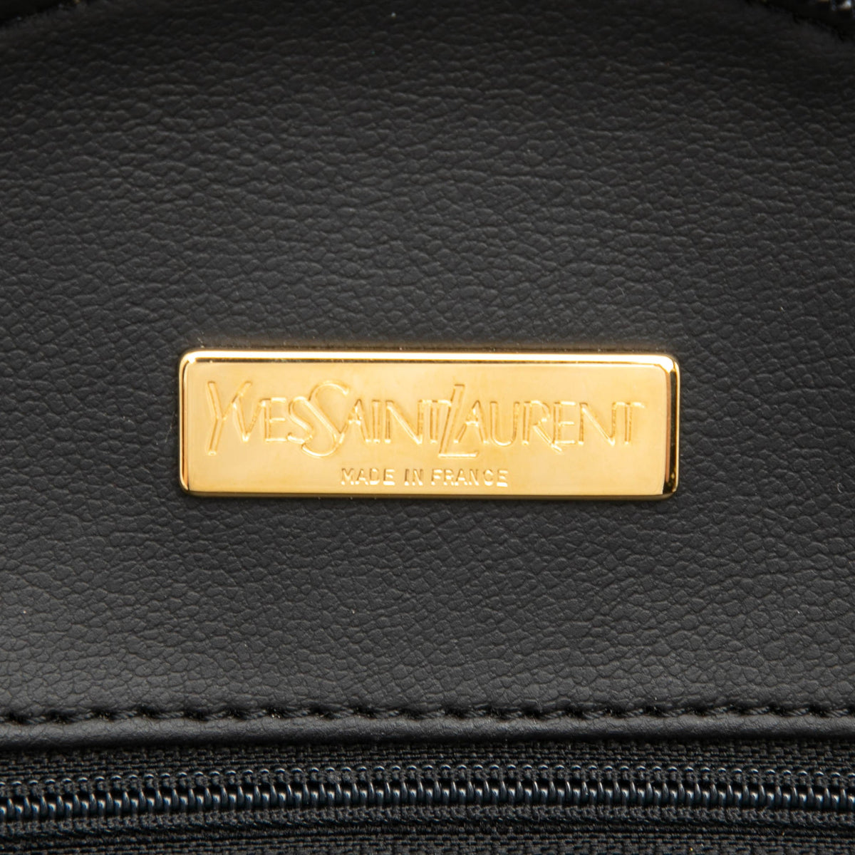 Saint Laurent Leather Y Cutout Satchel