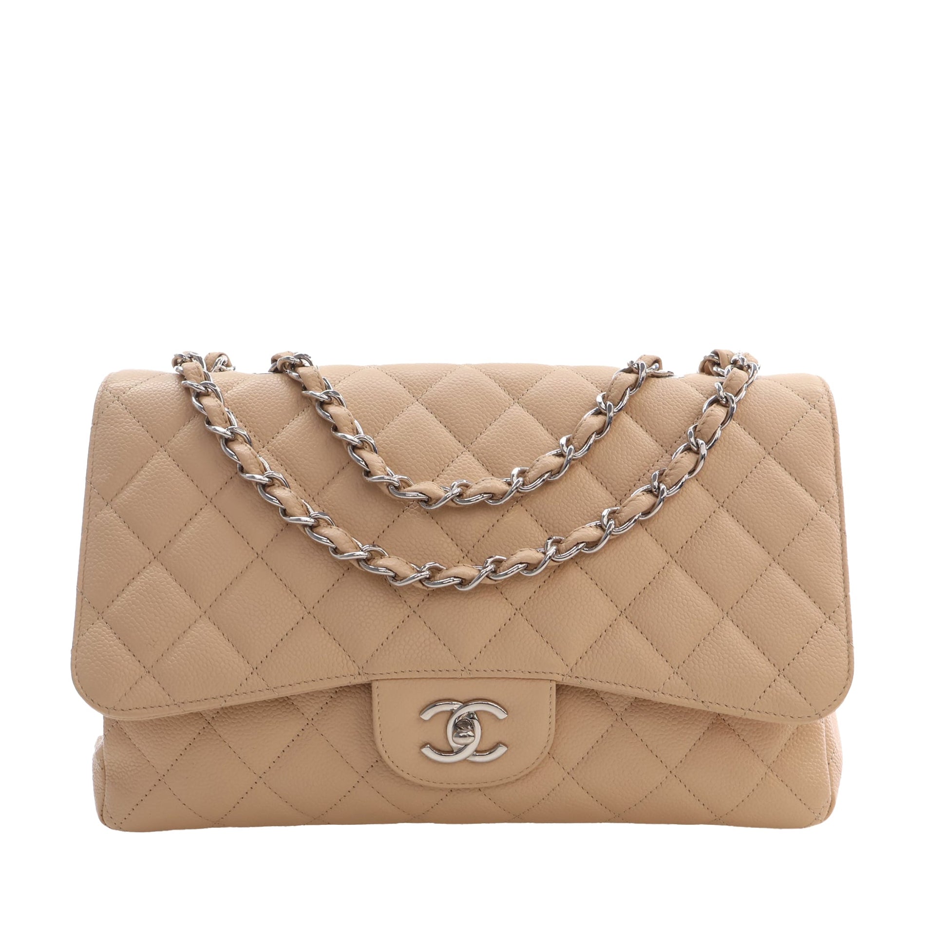 Chanel Jumbo Classic Caviar Single Flap