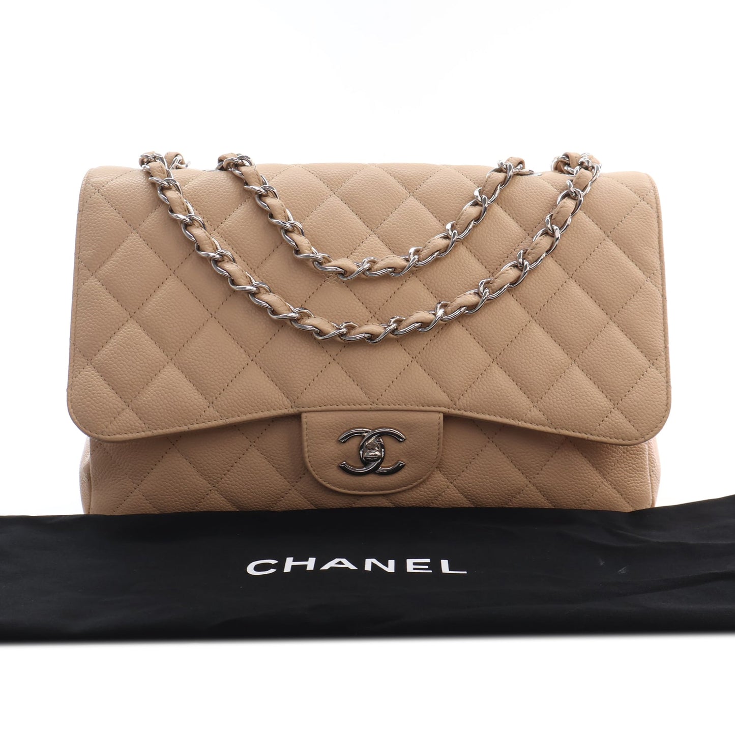 Chanel Jumbo Classic Caviar Single Flap